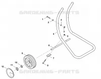 C   Support de roue pour Stihl GE 260