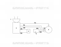 G   Connexion electrique GE 250 pour Stihl GE 260
