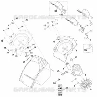 B   Carter, Moteur électrique pour Stihl GE 250.1