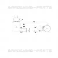G   Connexion electrique GE 250.1 pour Stihl GE 250.1