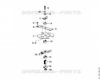 C   Jeu de couteaux pour Stihl GE 320
