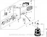 B   Moteur, commutateur pour Stihl GE 325