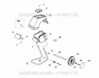 A   Carter pour Stihl GE 345