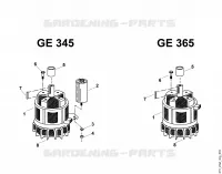 C   Moteur électrique pour Stihl GE 345