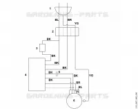 G   Connexion electrique GE 345 pour Stihl GE 345