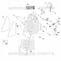 B   Carter, commutateur pour Stihl GE 35 L