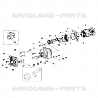 E   Moteur, dispositif de coupe pour Stihl GE 35 L
