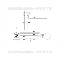 F   Connexion electrique pour Stihl GE 35 L