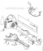 Carter moteur pour Stihl FS 38