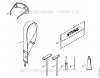 Outils, Accessoires optionnels pour Stihl FS 45 C-E