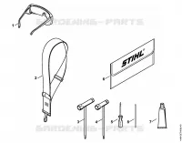 Outils, Accessoires optionnels pour Stihl FS 38 2-MIX