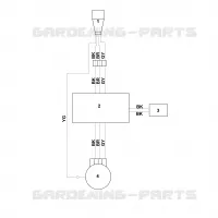 H   Connexion electrique GE 375 pour Stihl GE 375