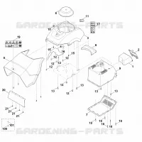 B   Carter pour Stihl GE 420.1