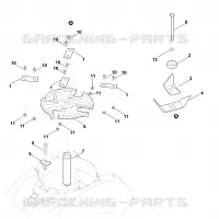 E   Jeu de couteaux (broyage) pour Stihl GE 420.1