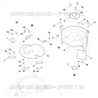 F   Jeu de couteaux (hachage) pour Stihl GE 420.1