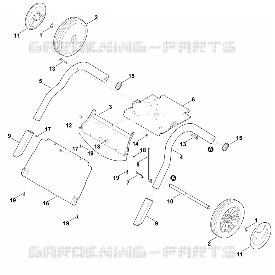 D - Entraînement Stihl Broyeurs Broyeurs VIKING : GE GE 420.1  GE 420.1