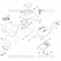 B   Carter pour Stihl GE 450.1