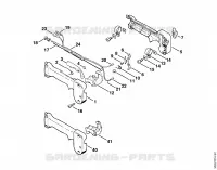 Poignée de commande FS 52, FS 56 pour Stihl FS 52