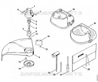 Carter de logement pour Stihl FS 48