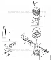 Carter, Cylindre pour Stihl FS 50 C-E