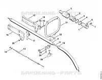 Tube complet pour Stihl FS 50 (4118)