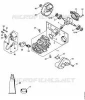 Cylindre avec piston, Dispositif d'allumage pour Stihl MS 194 T