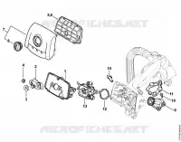 Filtre à air, Coude pour Stihl MS 194 T