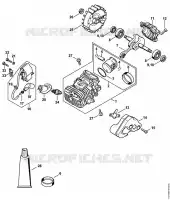Cylindre avec piston, Dispositif d'allumage pour Stihl MS 194 TC-E