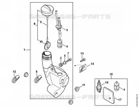 Réservoir d'essence pour Stihl FS 55 R