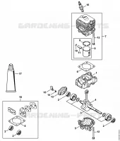 Carter, Cylindre pour Stihl FS 56 RC-E