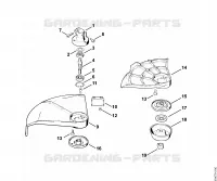Carter de logement FS 62, FS 62 R pour Stihl FS 62 R