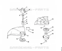 Carter de logement FS 62, FS 62 R pour Stihl FS 62