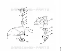 Carter de logement FS 62, FS 62 R pour Stihl FS 66 R