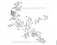 Dispositif d'allumage, Embrayage pour Stihl FS 66 R