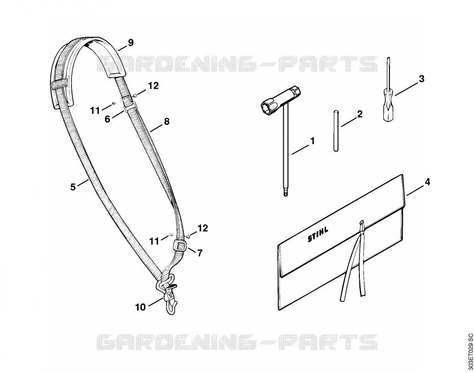 Outils, Accessoires optionnels Stihl Coupe-bordures et Débroussailleuses Coupe-bordures et Débroussailleuses Débroussailleuses thermiques légères FS 66 R  FS 66 R