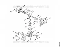 Carter, Cylindre pour Stihl FS 65