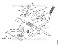 Tube complet pour Stihl FS 65