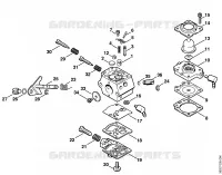 Carburateur WT 447 pour Stihl FS 75