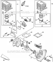 Carter, Cylindre pour Stihl FS 75