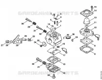 Carburateur WT 447 pour Stihl FS 80