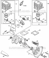 Carter, Cylindre pour Stihl FS 80