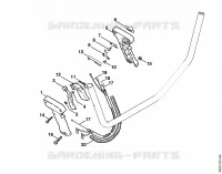 Poignée à deux mains pour Stihl FS 80