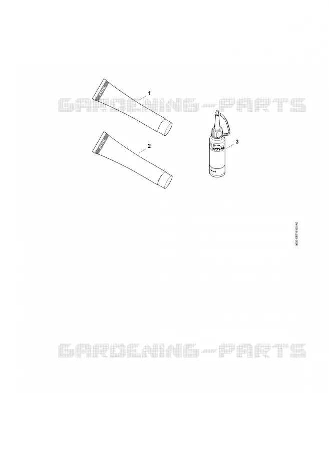 Lubrifiants et graisses divers Stihl Coupe-bordures et Débroussailleuses Coupe-bordures et Débroussailleuses Débroussailleuses thermiques légères FS 80 R  FS 80 R