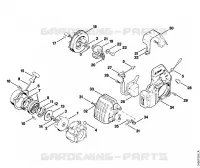 Dispositif de lancement pour Stihl FS 80 AVE