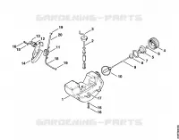 Réservoir d'essence, Pompe pour Stihl FS 80 AVRE