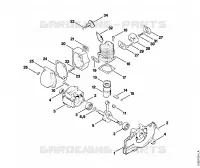Carter, Cylindre pour Stihl FS 80 E