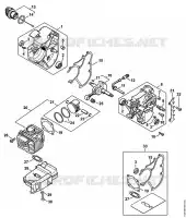 Carter, Cylindre MS 200 pour Stihl MS 200
