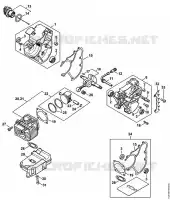 Carter, Cylindre pour Stihl MS 200