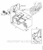 Carter de réservoir MS 200 pour Stihl MS 200