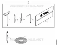 Outils, Accessoires spéciaux pour Stihl MS 200